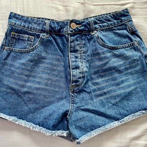 Denim High Waisted Shorts